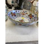 A French porcelain hand painted bowl,