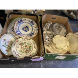 A qty of assorted china inc. India tree etc.