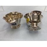 A pair of hallmarked Silver salts