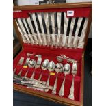 A Viners set of boxed flatware,