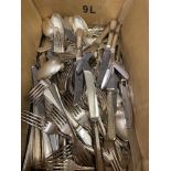 A qty of Silver plated flatware