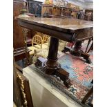 A 19th century Rosewood side table