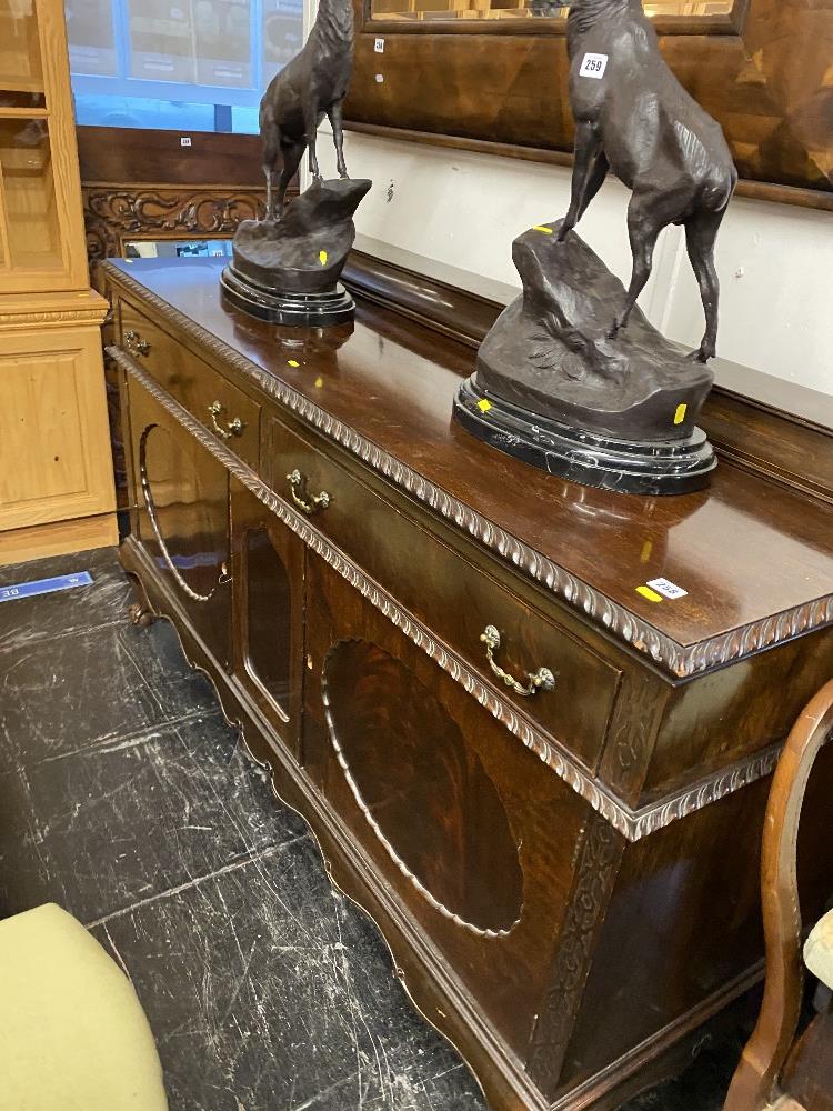 An Edwardian Mahogany sideboard