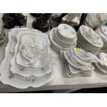 A large qty of Bavaria, stamped PMS, dinner ware that includes;12 Soup plates,24 Dinner Plates,