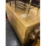 An Oak chest of six drawers