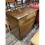 A Early Stag mid-century chest of drawers