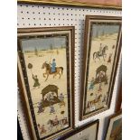 A pair of framed and glazed pictures