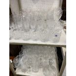 A qty of assorted glassware etc.