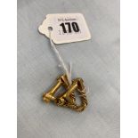 A pair of 18ct Gold cufflink's