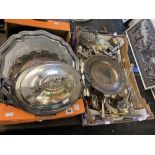 A qty of silver plate