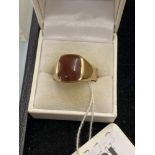 A 9ct Gold ring with gemstone