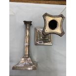 A pair of hallmarked Silver candlesticks a.