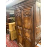 A 19th century Walnut Armoire