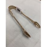 A pair of hallmarked Silver sugar tongs