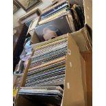 A large collection of albums and singles including Beatles and Rolling Stones
