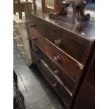 A 19th century Mahogany chest of drawers