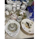 A qty of china, Royal Albert, Coalport,