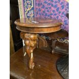 A Wooden Elephant table