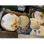 An Alfred Meakin Country Life dinner set and assorted plates