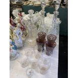 A qty of glassware inc.