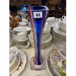 A tall Purple Murano vase