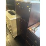 Two filing cabinets