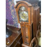 A Rosewood grandmother clock