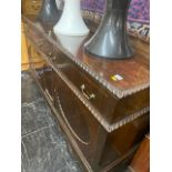 An Edwardian Mahogany sideboard