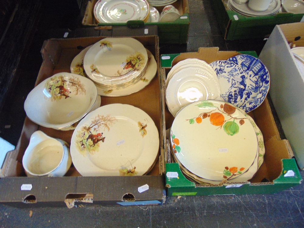 An Alfred Meakin Country Life dinner set and assorted plates