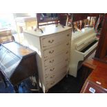 Two Louis style chest of drawers