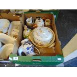 An assortment of Aynsley oven ware and various tea wares