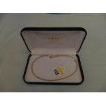 9ct Gold and cultured Pearl collar necklace