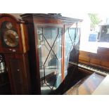 A two door mahogany bookcase