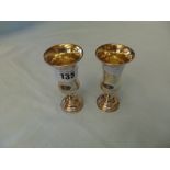 A pair of Silver Kiddush cups