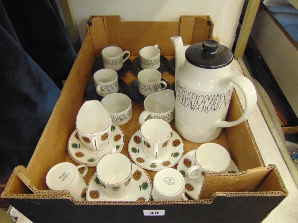 A Royal Adderley part coffee set