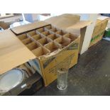 Two boxes of beer glasses,