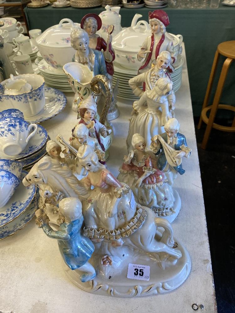 A collection of porcelain figures - Image 2 of 3