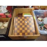 A qty of Chess sets and board