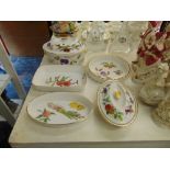 A qty of Evesham china