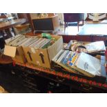 A large collection of LP's and singles inc.