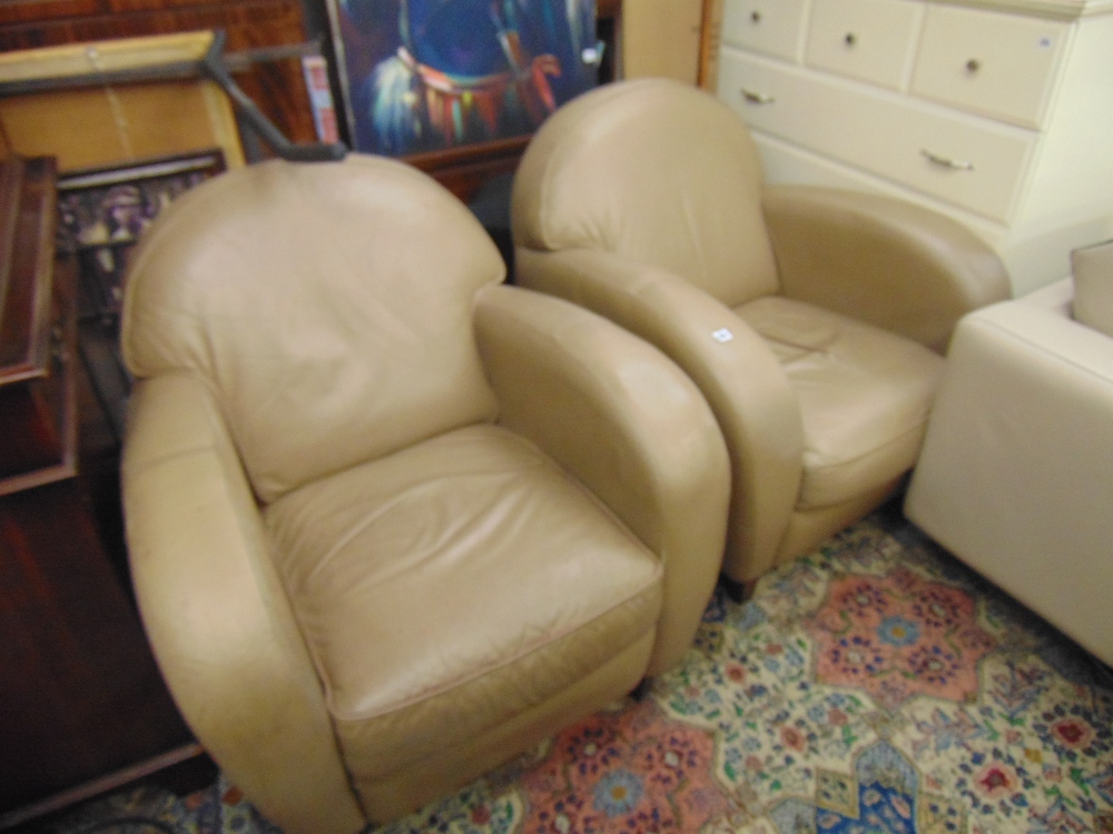 A pair of Artdeco style chairs
