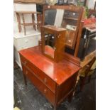 An oak dressing chest