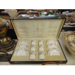 A six place boxed Royal Doulton coffee set,
