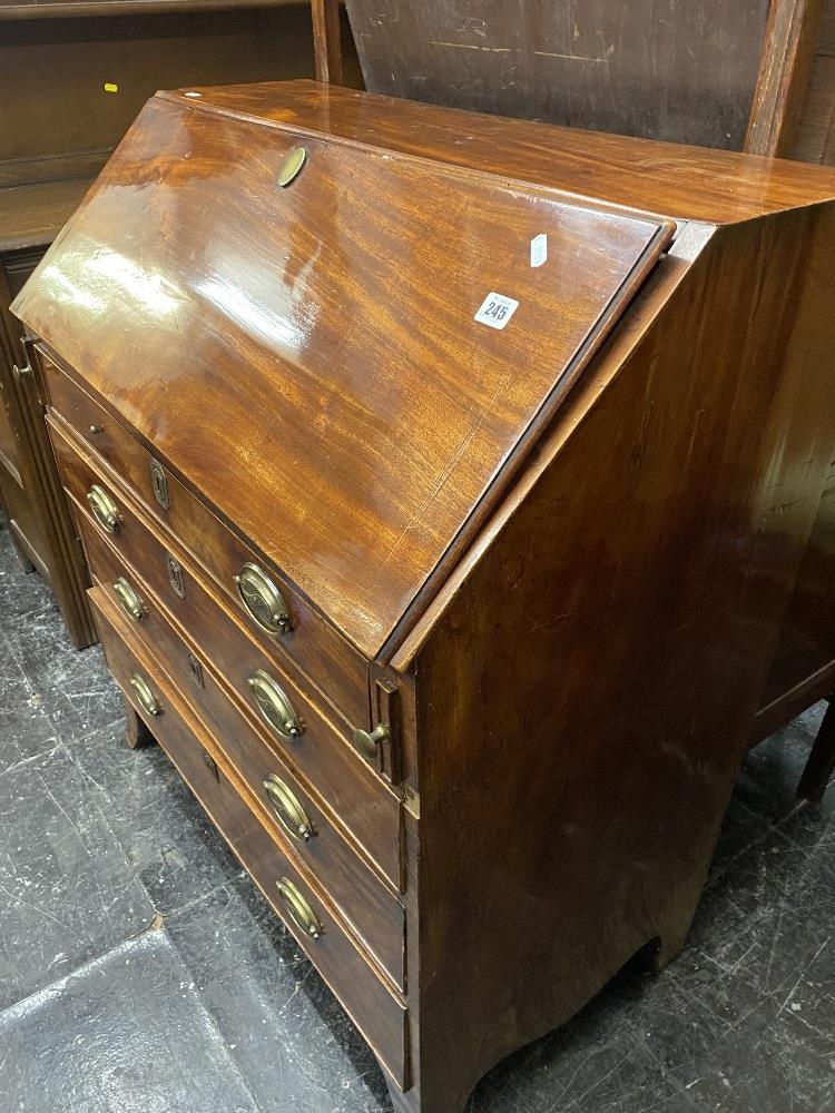 A Mahogany bureau - Image 2 of 4