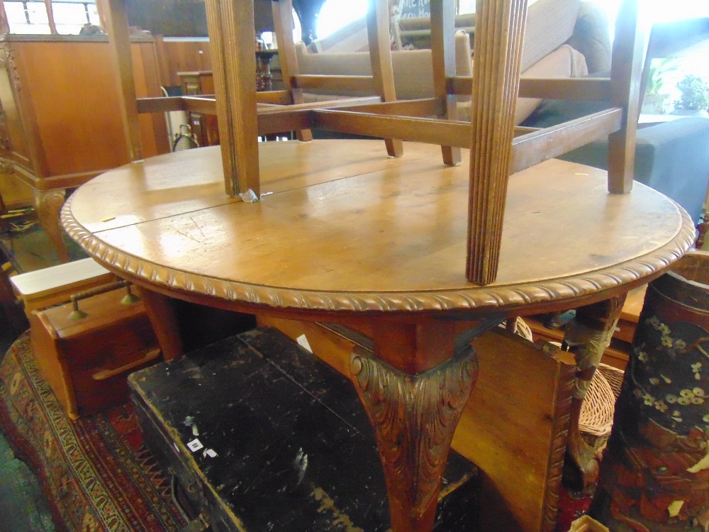 A 19th century wind out table, inc. - Image 4 of 4