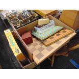 A qty of Chess boards, games etc.