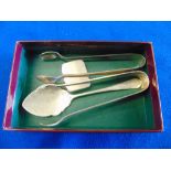 Two sets hallmarked silver sugar tongs,