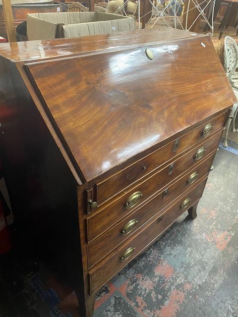 A Mahogany bureau - Image 3 of 4