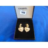 A pair of Chanel earrings,