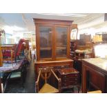 A 19th century Secretaire bookcase